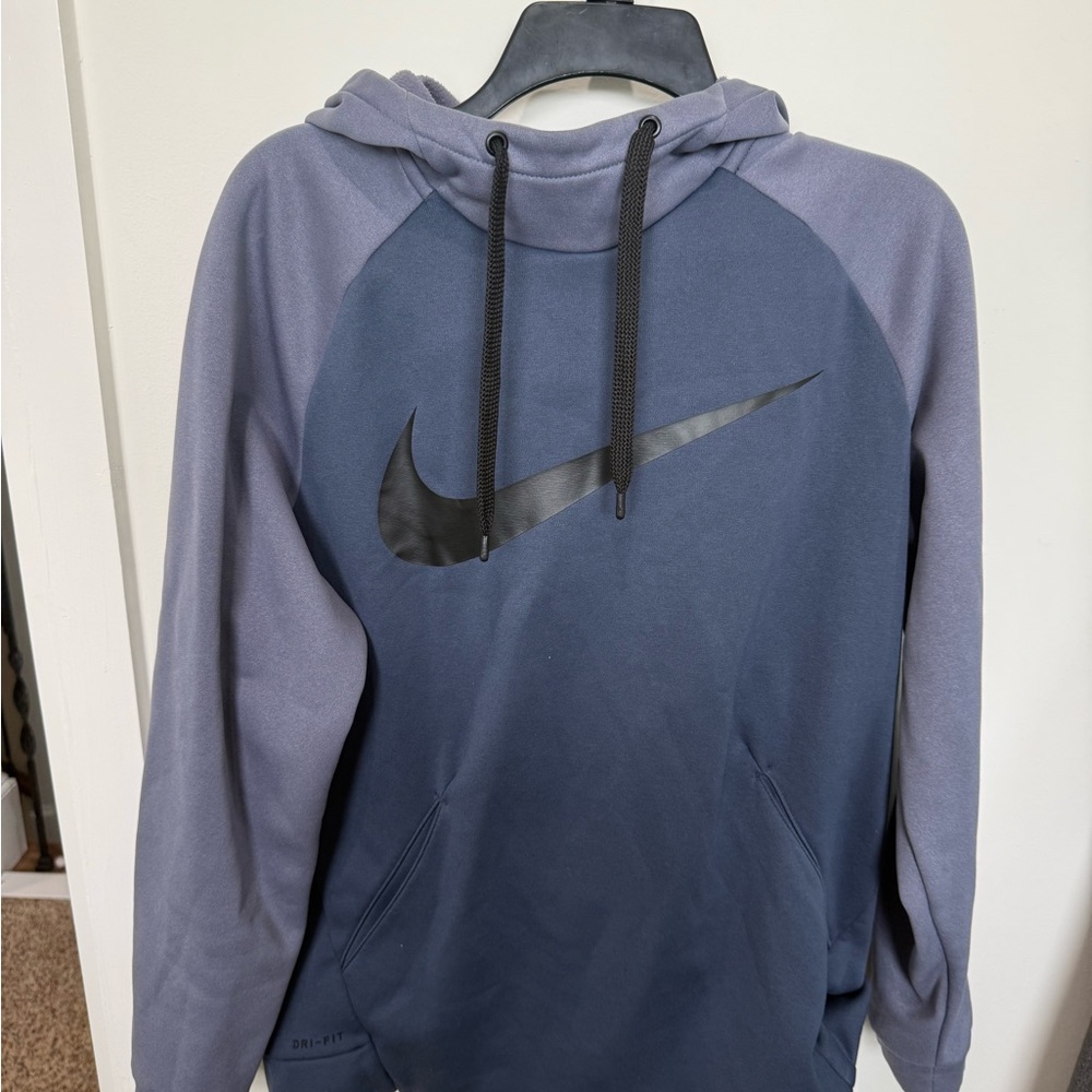 Nike Blue and Gray Sweatshirt for Everyday Comfort